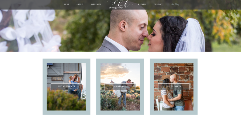 Dbk Photography WordPress Web Design For Photographers Photographer Logo Wedding Seattle Albuquerque Lens