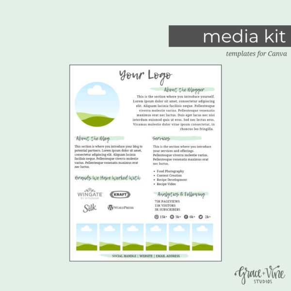 Media Kit Template