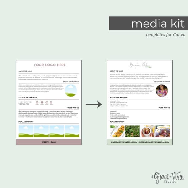 Media Kit Template - Image 3