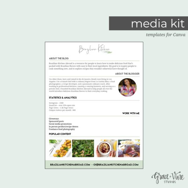 Media Kit Template - Image 2