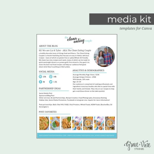 Media Kit Template - Image 2