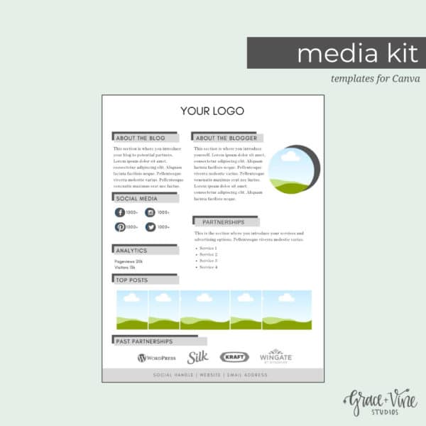 Media Kit Template
