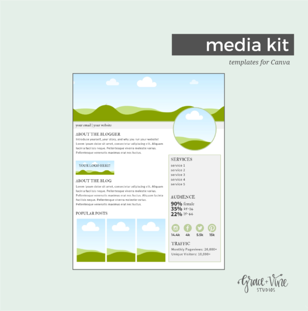 Media Kit Template