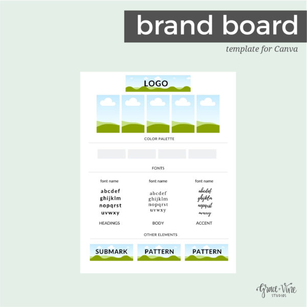 Brand Board Template