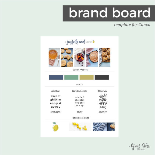 Brand Board Template - Image 2