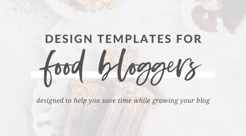 Grace & Vine Design Template Shop for Food Bloggers