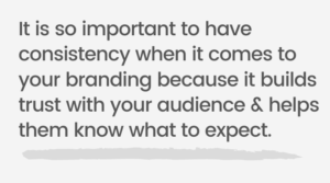 4 Steps to be More Consistent With Your Branding by Grace and Vine Studios, Web Designer for Food Bloggers. This blog includes branding for food bloggers and tips for building a food blog! #foodblogger #foodblogdesign #tipsforfoodbloggers #branding #brandingtips