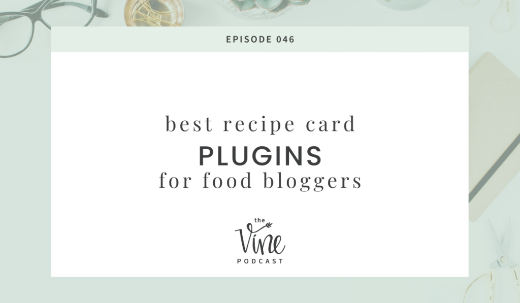 Best Recipe Card Plugins for Food Bloggers by Grace + Vine Studios, Web Designer for Food Bloggers. This blog includes plugins for food bloggers and tips for selecting a recipe card plugin! #webdesign #foodblogger #foodblogdesign #tipsforfoodbloggers #websiteplugins #wordpressplugin