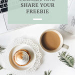 How to Share & Market your Freebie by Grace and Vine Studios, Web Designer for Food Bloggers. This blog includes branding for food bloggers and tips for building a food blog! #foodblogger #foodblogdesign #tipsforfoodbloggers #branding #brandingtips