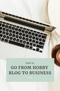 How to go from hobby blog to business by Grace and Vine Studios, Web Designer for Food Bloggers. This blog includes tips for food bloggers and business tips! #foodblogger #tipsforfoodbloggers #blogging