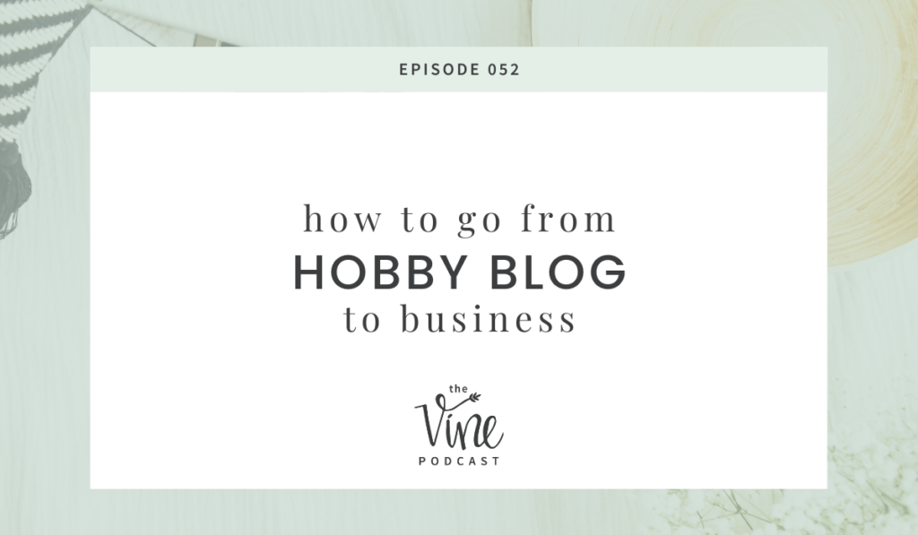 How to go from hobby blog to business by Grace and Vine Studios, Web Designer for Food Bloggers. This blog includes tips for food bloggers and business tips!  #foodblogger #tipsforfoodbloggers #blogging 