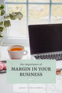 The Importance of Margin in Your Business by Grace and Vine Studios, Web Designer for Food Bloggers. This blog includes tips for food bloggers and business tips!