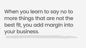 The Importance of Margin in Your Business by Grace and Vine Studios, Web Designer for Food Bloggers. This blog includes tips for food bloggers and business tips!